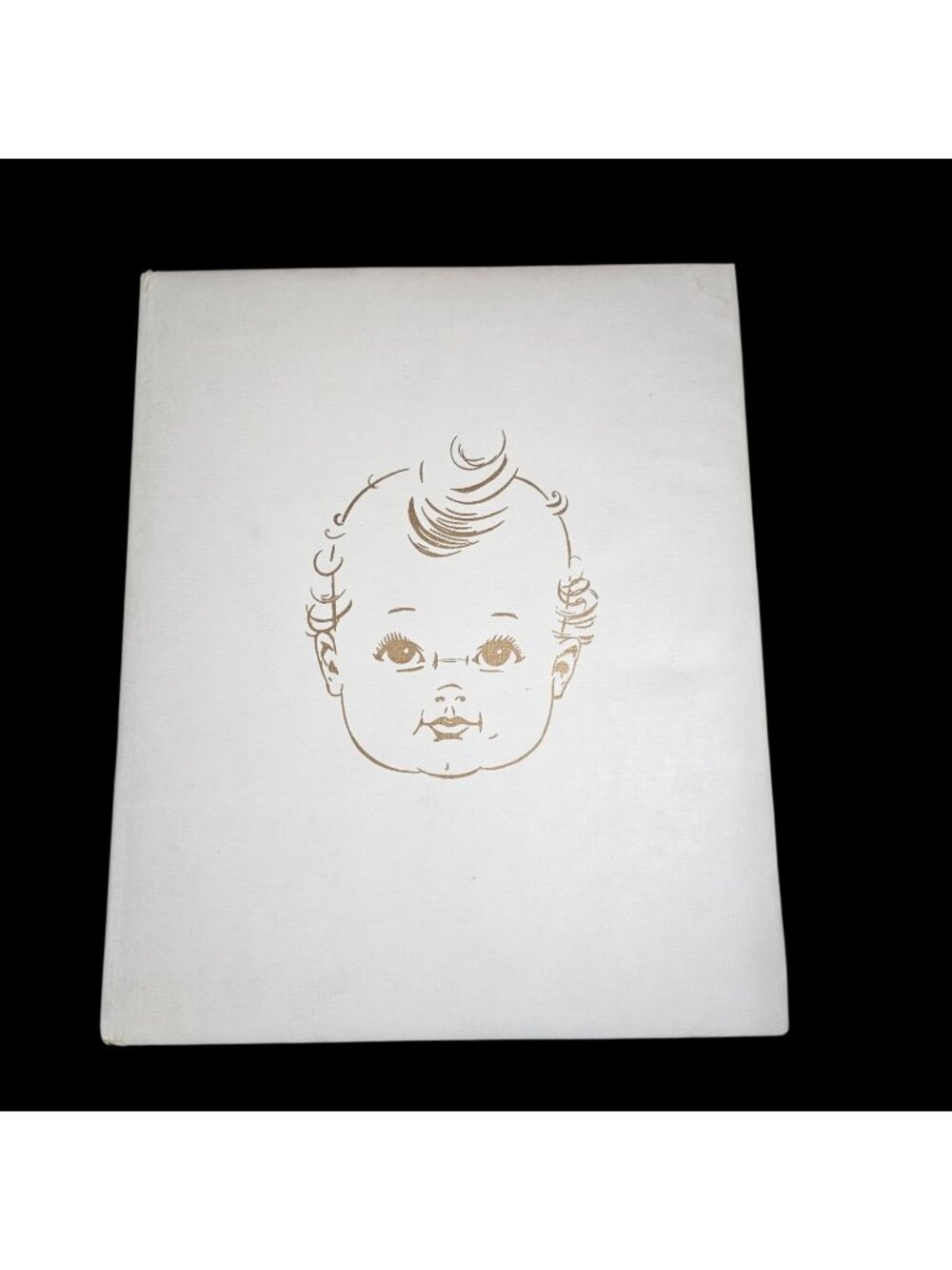 1950s Baby Book Empty White Galesburg IL  C.B. Curtis And Co Up To 6 Years